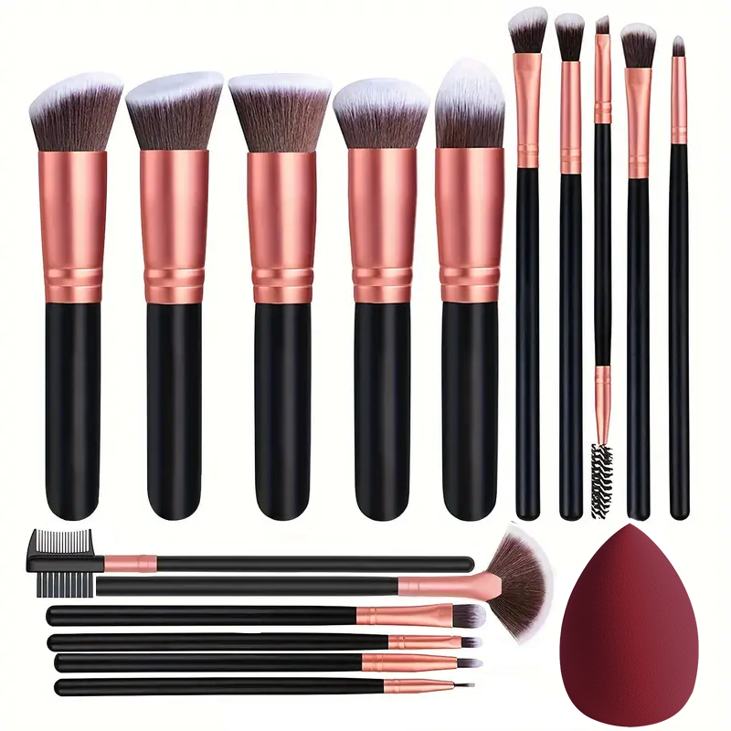 Professional 3/14/16Pcs Makeup Brushes Set Soft Fluffy Eye Shadow Foundation Concealer Blending Blush Brushes Women Beauty Tools