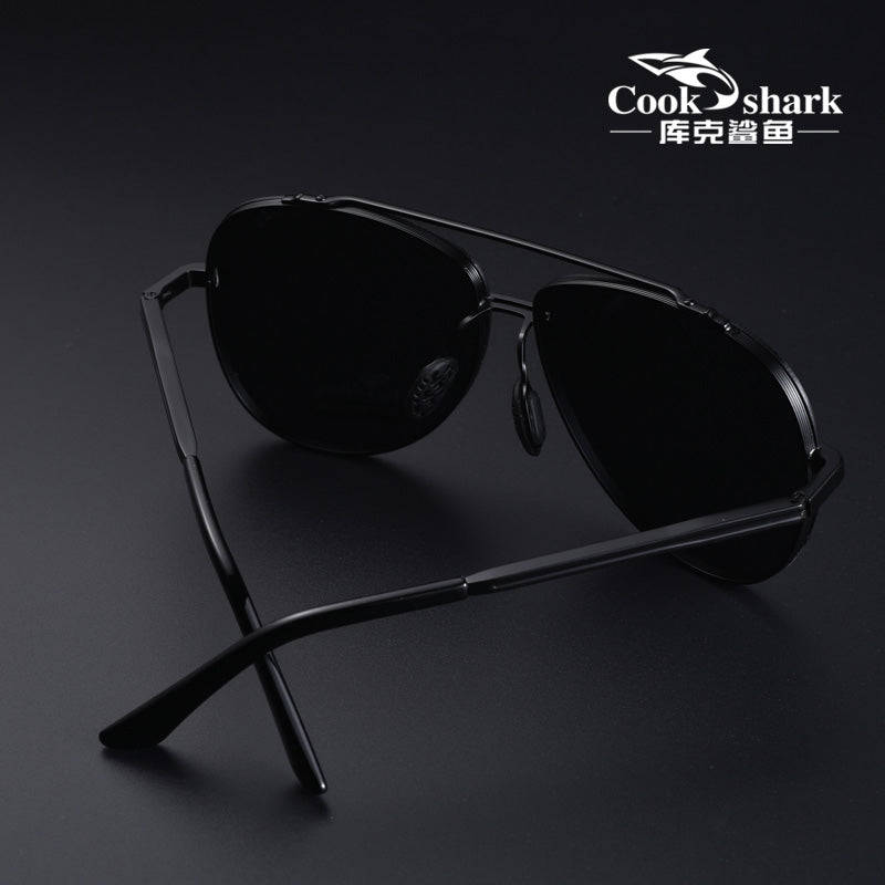 Cook Shark New Men's Sunglasses Trends Driving Glasses Polarized Sunglasses Men's UV Protection