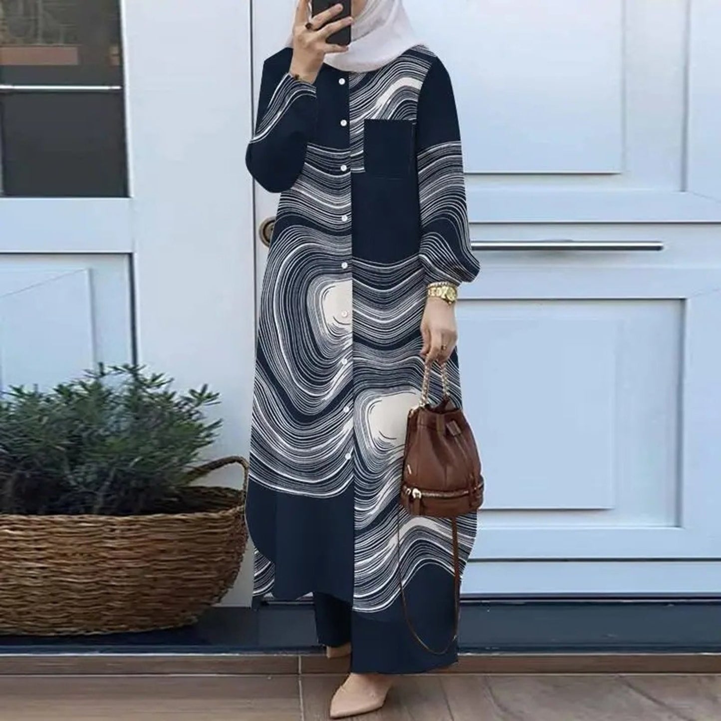 Dress Solid Dubai Outfits Turkish Muslim Abaya Islamic Dresses +Pants Women Ramadan Eid Abayas Caftan Kaftan Elegant Vestidos