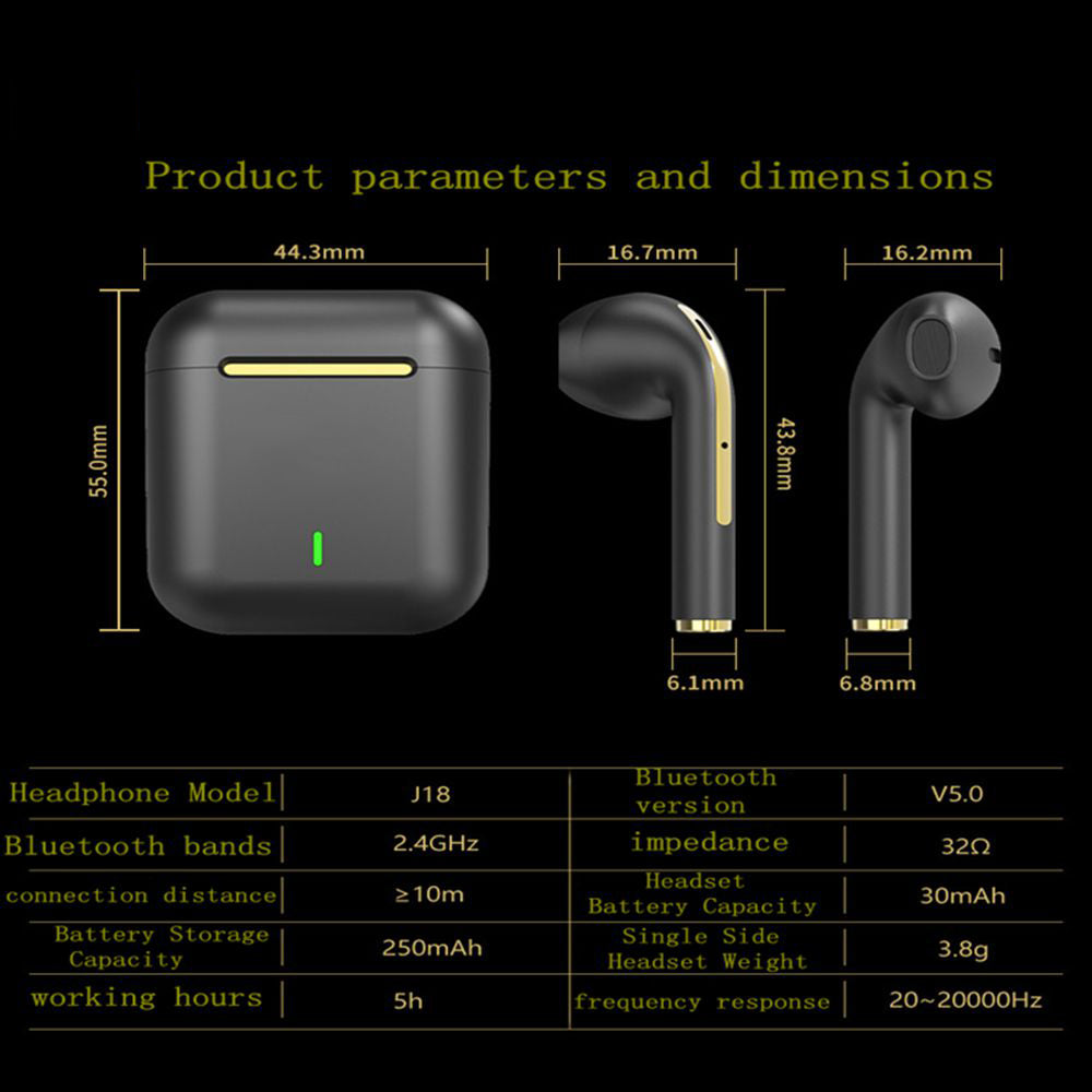 XIAOMI Wireless Bluetooth Headphones In Ear Stereo Sports Earphone Ture Wireless Bluetooth Headset With Mic