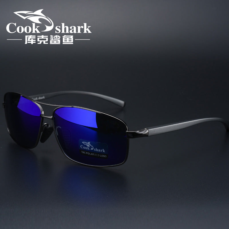 Cook Shark New Color Changer Sunglasses Men's Sunglasses Tidal Polarization Driver's Mirror Driving Night Vision Glasses