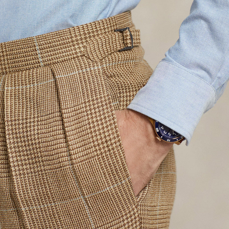 British Style Trousers | Classic Wool Plaid Pants | YourEAJ7