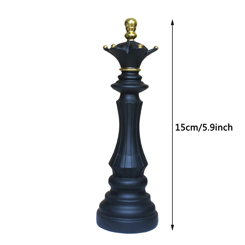 Chess resin statue ornaments and home decoration