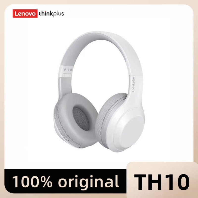 Original Lenovo TH10 Wireless Bluetooth Headset Over-ear Hood Headphones E sports Gaming Sports Hi-Fi with microphone