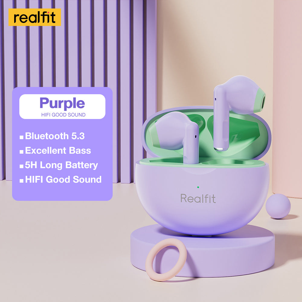 Realfit F2 Bluetooth Earphone Excellent HIFI Quality TWS Wireless Earbuds Wholesale for Lenovo LP40 GM2 Pro Xiaomi realme