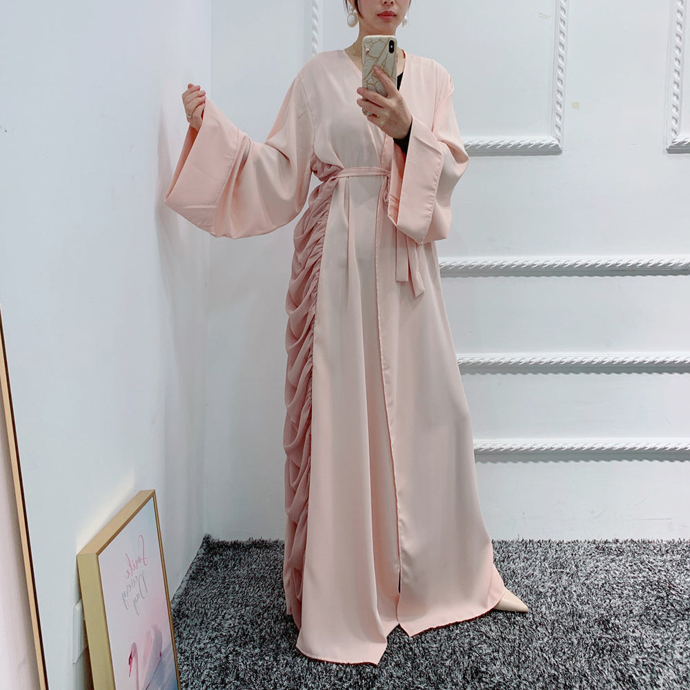 Ramadan Eid Mubarak Kaftan Open Abaya Dubai Kimono Turkey Islam Pakistan Muslim Dress For Women Robe Longue Arabe Djellaba Femme