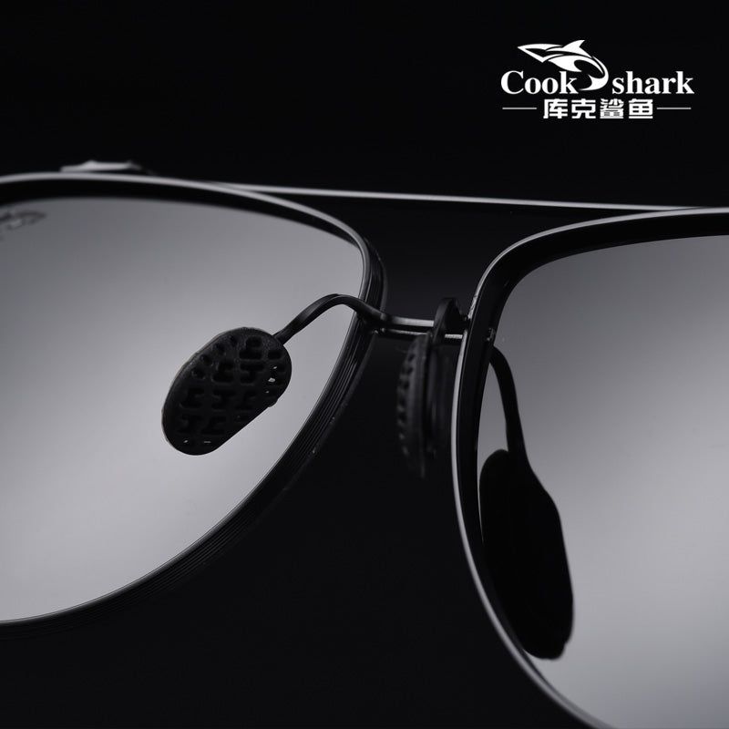 Cook Shark New Men's Sunglasses Trends Driving Glasses Polarized Sunglasses Men's UV Protection