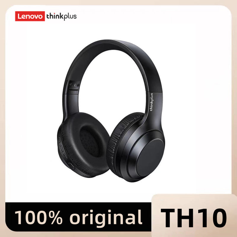 Original Lenovo TH10 Wireless Bluetooth Headset Over-ear Hood Headphones E sports Gaming Sports Hi-Fi with microphone