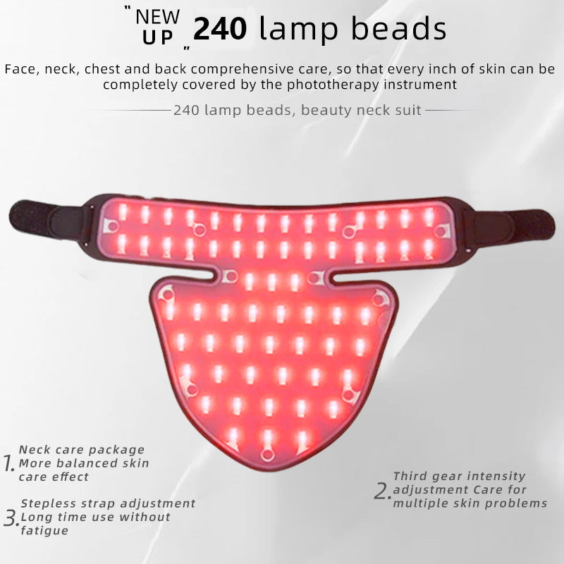 240 LED Neck Light Mask | Infrared Therapy Device | YourEAJ7