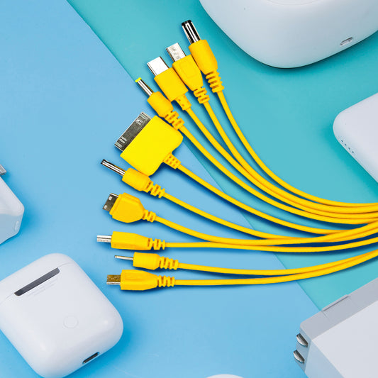 High Quality Multifunctional Ten-in-one Charging Cable Compatible With SP/3DS/NDSL/WiiU/PSP