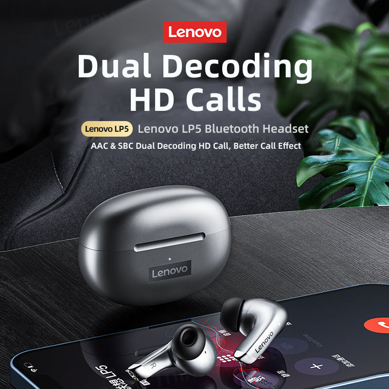 Lenovo LP5 Wireless Earbuds | Hi Fi Bluetooth Earbuds | YourEAJ7