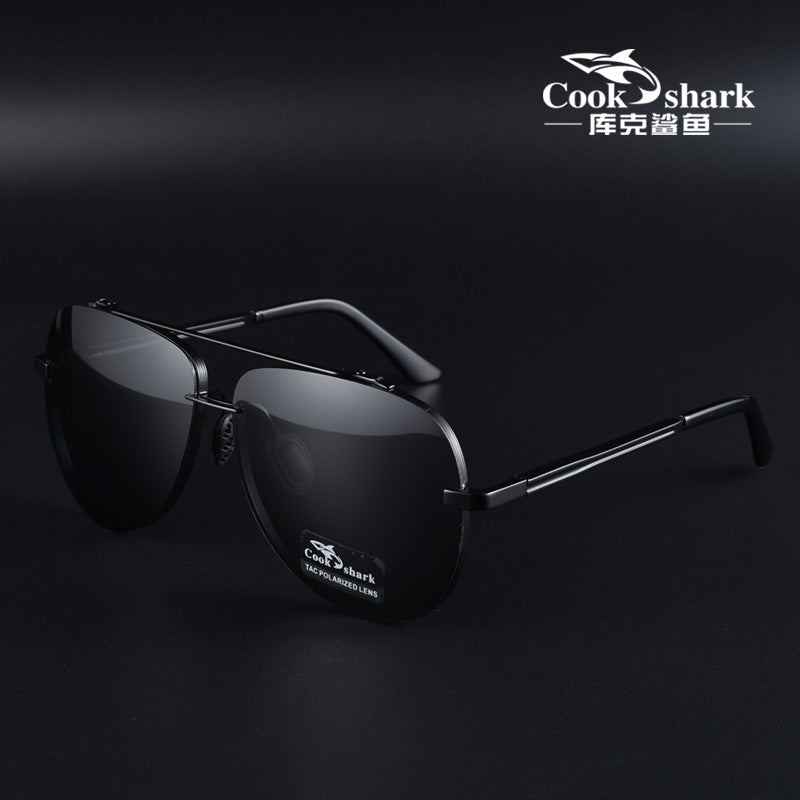 Cook Shark New Men's Sunglasses Trends Driving Glasses Polarized Sunglasses Men's UV Protection