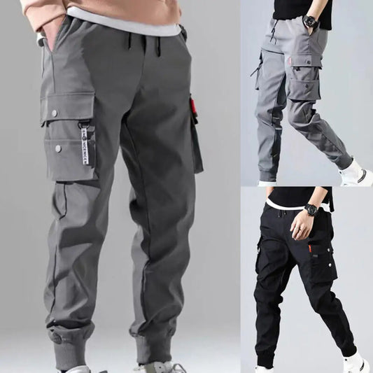 Men Cargo Tactical Pants Work Combat Multi-pockets Casual Training Trousers Overalls Clothing Joggers Hiking Mens Cargo Pant