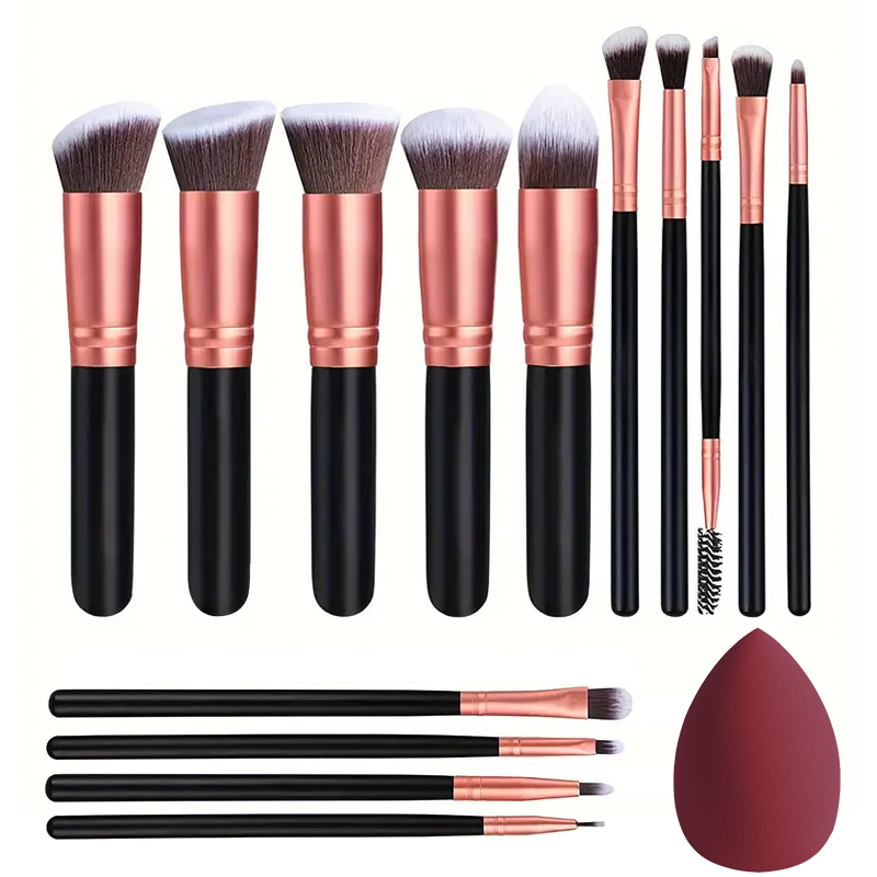 Professional 3/14/16Pcs Makeup Brushes Set Soft Fluffy Eye Shadow Foundation Concealer Blending Blush Brushes Women Beauty Tools