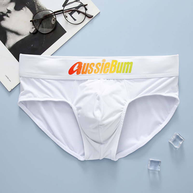 Men's briefs milk silk low waist elastic stereo comfort aussiebum