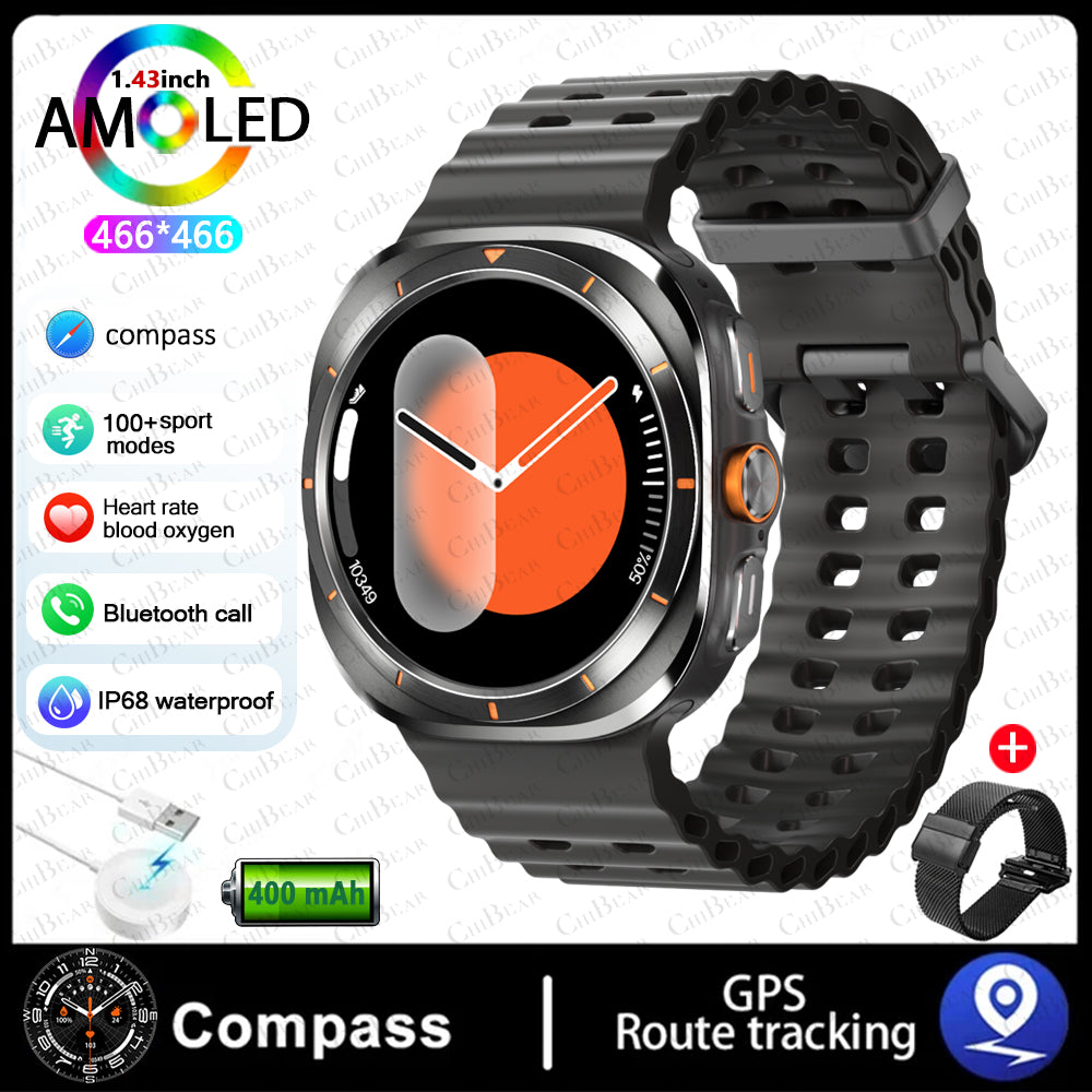 2024 GPS Sports Smart Watch | AMOLED Fitness Tracker | YourEAJ7