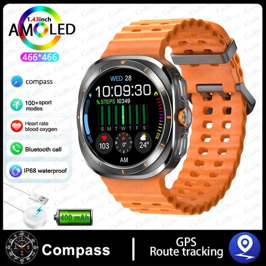 2024 GPS Sports Smart Watch | AMOLED Fitness Tracker | YourEAJ7