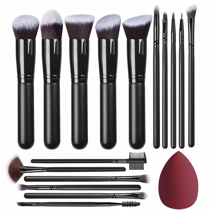 Professional 3/14/16Pcs Makeup Brushes Set Soft Fluffy Eye Shadow Foundation Concealer Blending Blush Brushes Women Beauty Tools