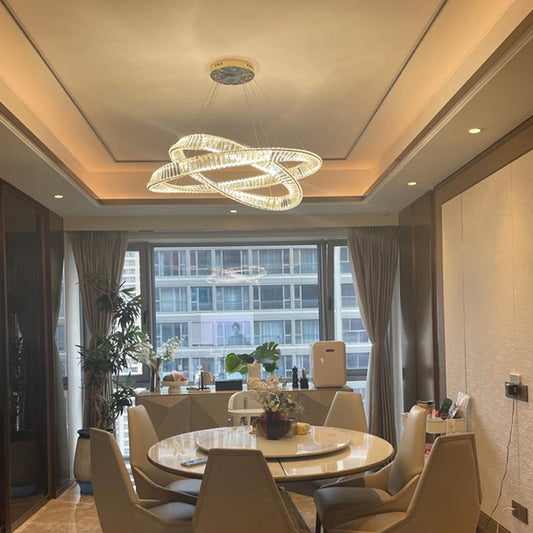 Modern Luxury Style Crystal Chandelier LED Living Room Lamp Ceiling Lights Dining Room Hanging Light Indoor Lighting Fixtures