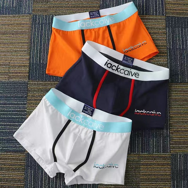 3Pcs Lot Men Panties Boxer Shorts Cotton Men's Underwear Breathable Man Underpants Sports Comfort Male Boxers L-3XL